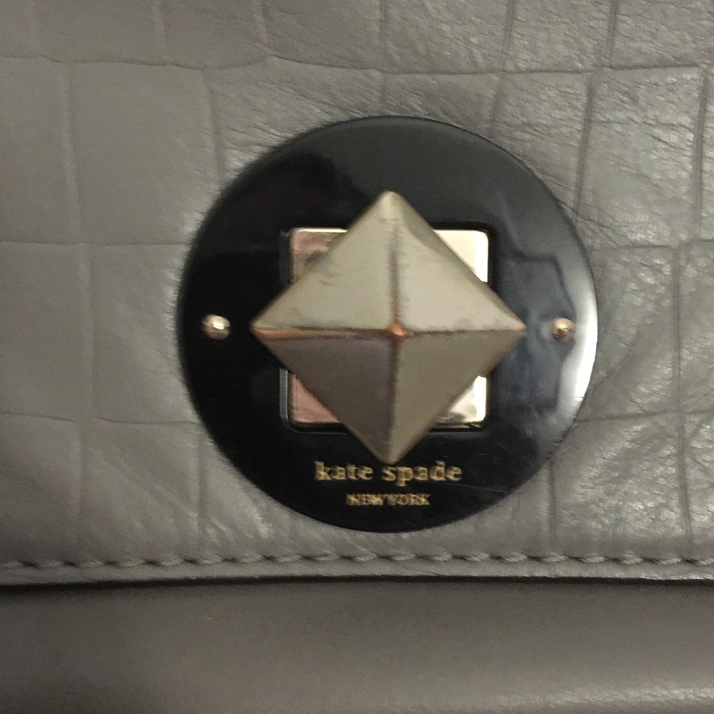 Gray Kate Spade Purse - Picture 2 of 7